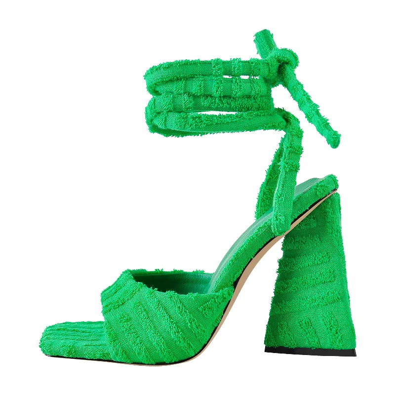 Men's sandals with a rubber sole for tractionMen's sandals with a rubber sole for tractionSquare Toe Towelling Lace Up Chunky Heel Sandals Men's sandals with a rubber sole for tractionMen's sandals with a rubber sole for tractionSquare Toe Towelling Lace Up Chunky Heel Sandals