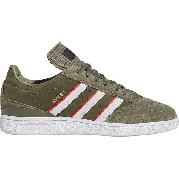 Men's narrow - width sneakers for a snug fitAdidas Busenitz Pro x Dan Mancina Olive Strata - Red - Footwear White Men's narrow - width sneakers for a snug fitAdidas Busenitz Pro x Dan Mancina Olive Strata - Red - Footwear White