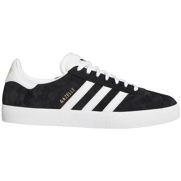 Men's breathable sneakers for hot summer daysAdidas Gazelle ADV Black - White - Gold Men's breathable sneakers for hot summer daysAdidas Gazelle ADV Black - White - Gold