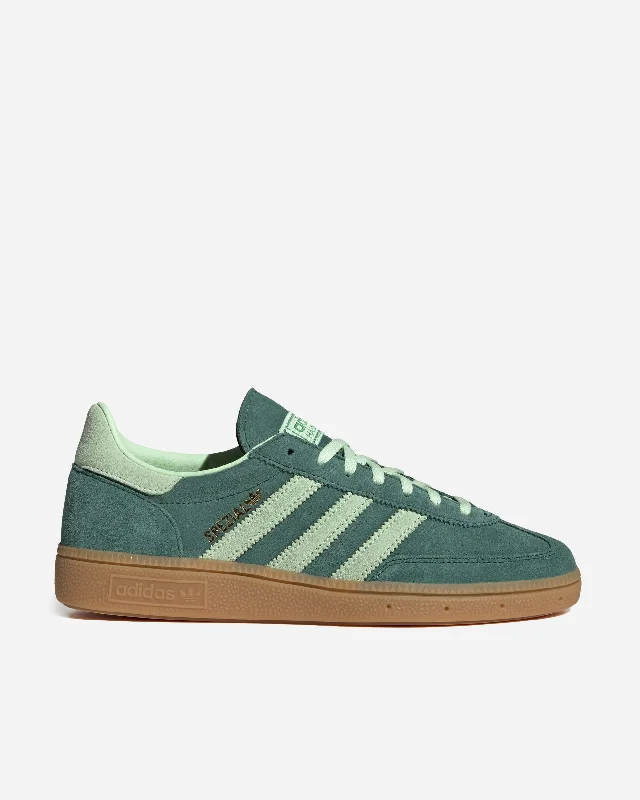 Men's high - top leather sneakers with a zip - up sideHandball Spezial