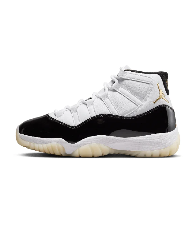 Men's athletic sneakers with a quick - dry liningAir Jordan 11 Retro "Gratitude" - White / Metallic Gold-Black Men's athletic sneakers with a quick - dry liningAir Jordan 11 Retro "Gratitude" - White / Metallic Gold-Black