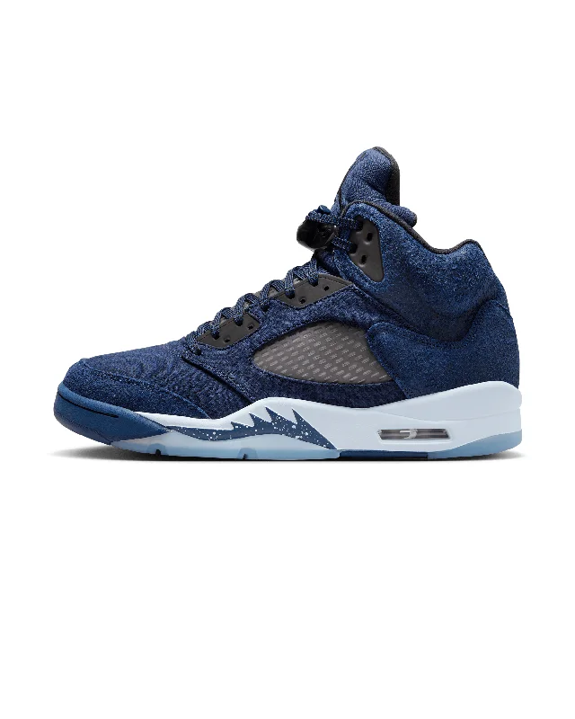 Men's sneaker boots with a mid - ankle heightAir Jordan 5 Retro Se - Midnight Navy / Black-Football Grey Men's sneaker boots with a mid - ankle heightAir Jordan 5 Retro Se - Midnight Navy / Black-Football Grey