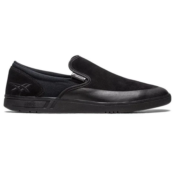 Men's gray mesh sneakers for breathability during workoutsAsics Skateboarding Gel-Vickka Slip-On Black - Black Men's gray mesh sneakers for breathability during workoutsAsics Skateboarding Gel-Vickka Slip-On Black - Black