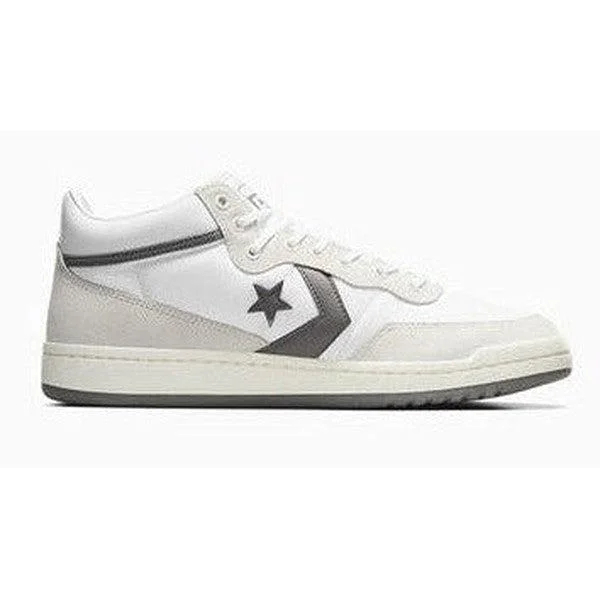 Men's casual sneakers with a woven upper for a unique textureConverse CONS Fastbreak Pro Mid White - Vaporous Gray - Gray Men's casual sneakers with a woven upper for a unique textureConverse CONS Fastbreak Pro Mid White - Vaporous Gray - Gray