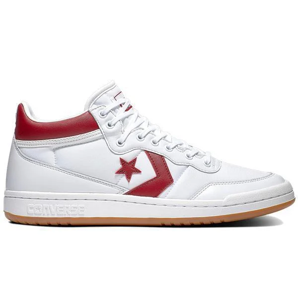 Men's track - and - field sneakers with a spike - compatible soleConverse CONS OG Block Fastbreak Pro Mid- White- Team Red Men's track - and - field sneakers with a spike - compatible soleConverse CONS OG Block Fastbreak Pro Mid- White- Team Red