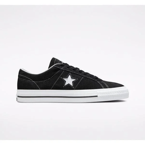 Men's high - end luxury sneakers with hand - stitched detailsConverse CONS One Star Pro Suede Black - White Men's high - end luxury sneakers with hand - stitched detailsConverse CONS One Star Pro Suede Black - White