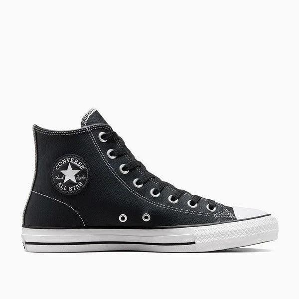 Men's memory - foam insole sneakers for added comfortConverse CTAS Pro Hi Leather Black - White - Black Men's memory - foam insole sneakers for added comfortConverse CTAS Pro Hi Leather Black - White - Black