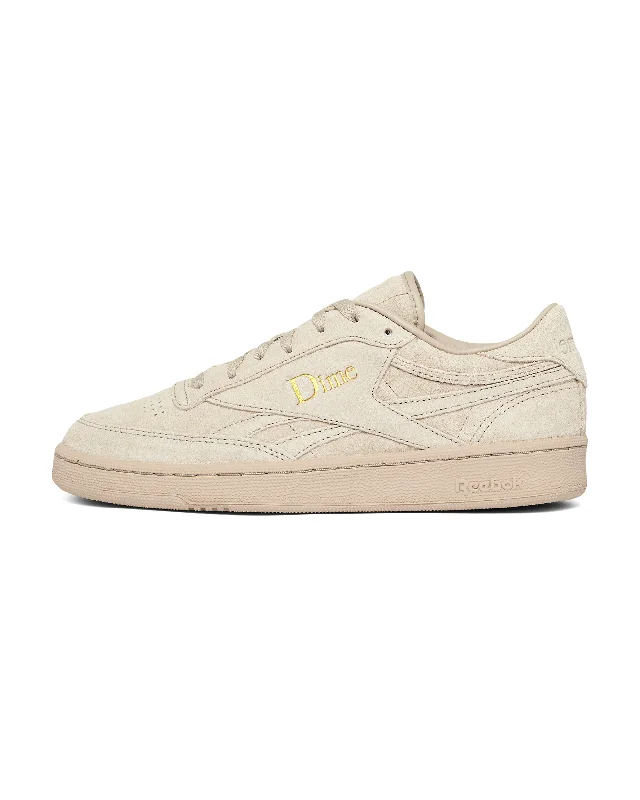 Men's sneakers with a removable insole for easy cleaningDime Club C Revenge - Sand / Light Sand / Gold Metallic Men's sneakers with a removable insole for easy cleaningDime Club C Revenge - Sand / Light Sand / Gold Metallic