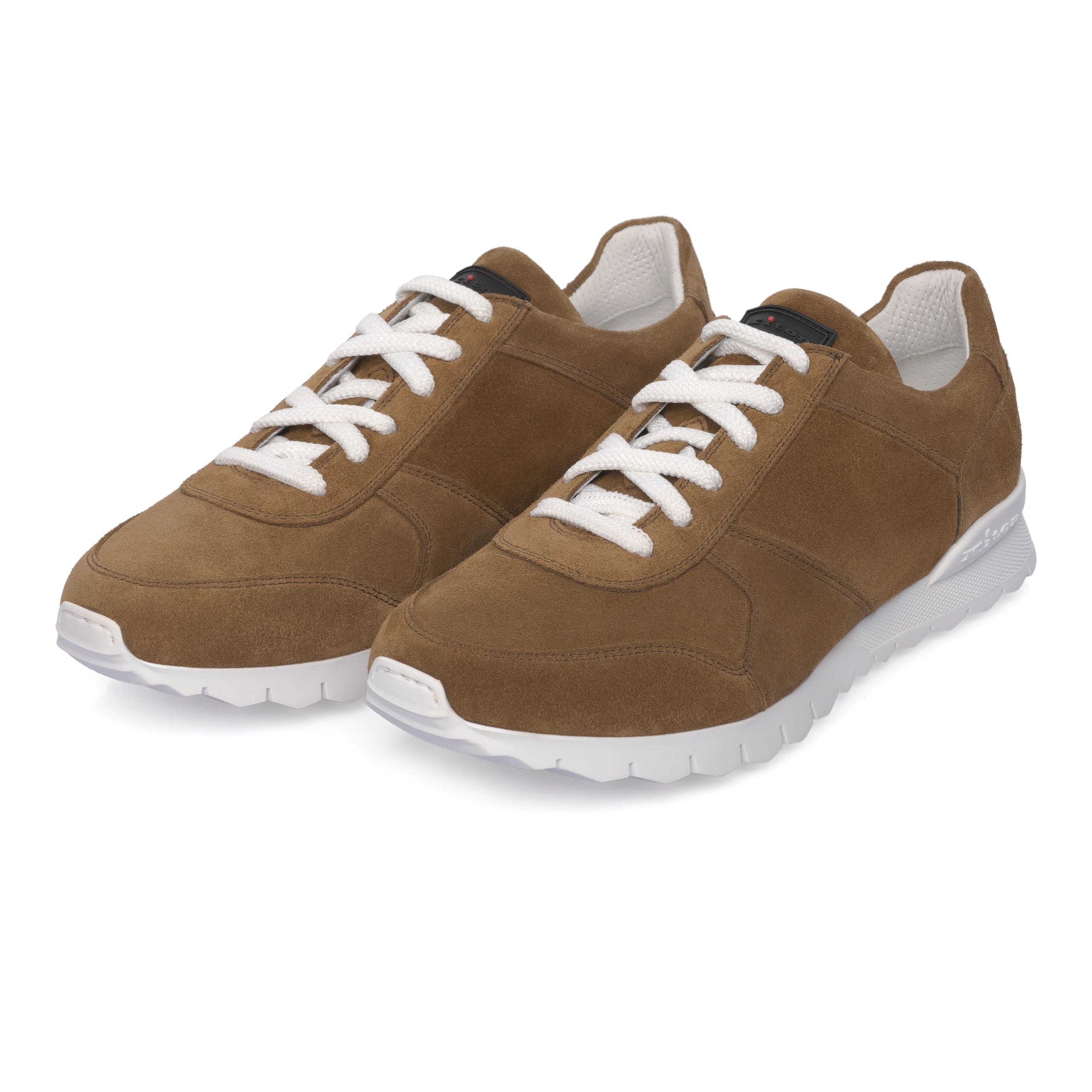 Men's narrow - width sneakers for a snug fitLogo Leather Sneakers in Marrone Brown