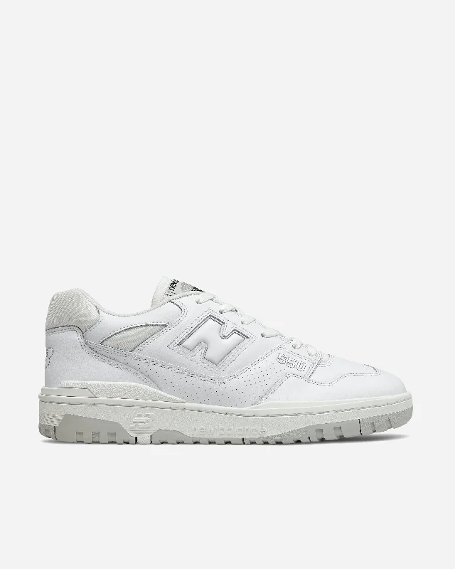 Men's high - top leather sneakers with a zip - up side550PB1