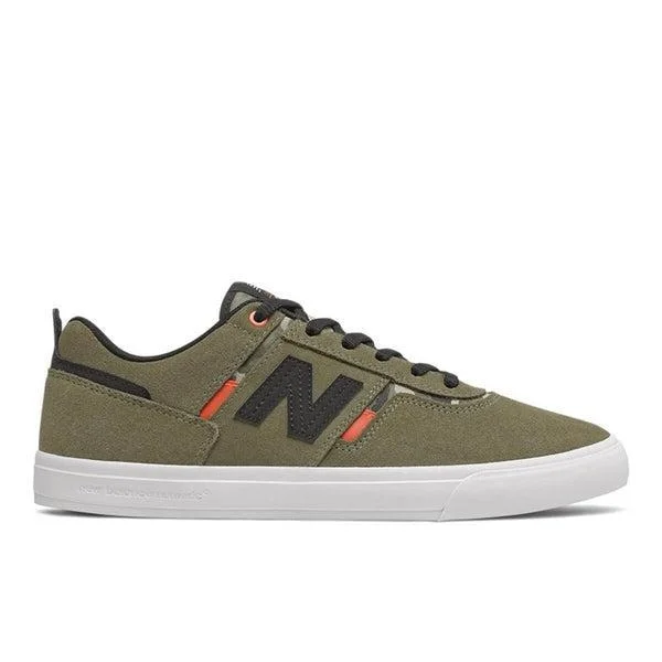 Men's soccer - inspired sneakers with a studded soleNew Balance Numeric Jamie Foy NM306NDT Olive - Orange