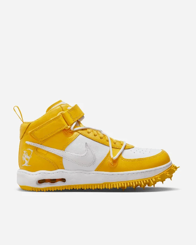 Men's casual leather sneakers with a distressed finishNike x Off-White™ Air Force 1 Mid Men's casual leather sneakers with a distressed finishNike x Off-White™ Air Force 1 Mid