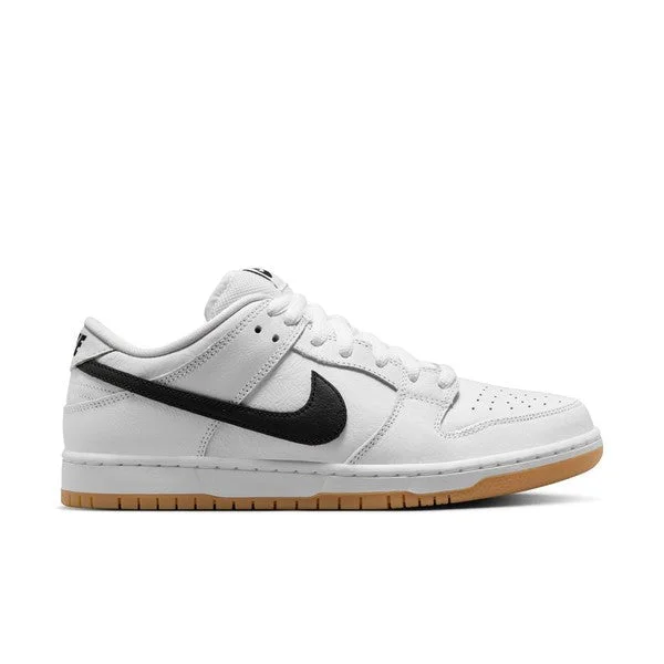 Men's wide - width sneakers for a comfortable fitNike SB Dunk Low Pro ISO White - Black - Gum Light Brown Men's wide - width sneakers for a comfortable fitNike SB Dunk Low Pro ISO White - Black - Gum Light Brown