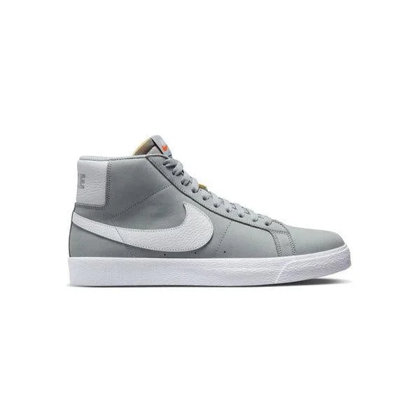 Men's athletic sneakers with a quick - dry liningNike SB Zoom Blazer Mid ISO "Orange Label" Wolf Grey - White Men's athletic sneakers with a quick - dry liningNike SB Zoom Blazer Mid ISO "Orange Label" Wolf Grey - White