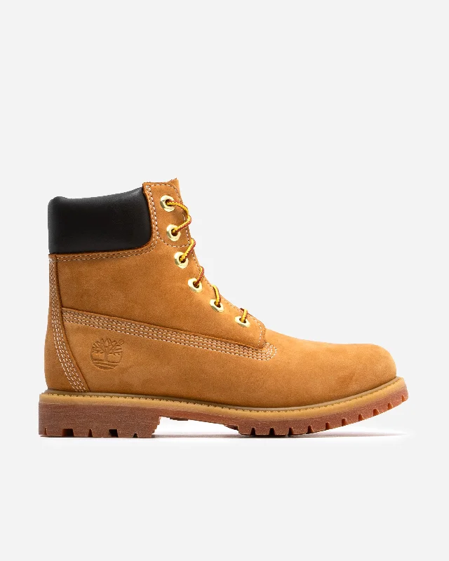 Men's running sneakers with shock - absorbing solesPremium 6 Inch Lace Up Waterproof Boot wheat nubuck Men's running sneakers with shock - absorbing solesPremium 6 Inch Lace Up Waterproof Boot wheat nubuck