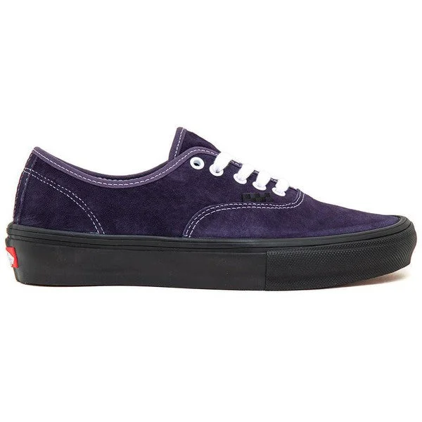 Men's high - end luxury sneakers with hand - stitched detailsVans Skate Authentic Pig Suede Dark Purple - Black Men's high - end luxury sneakers with hand - stitched detailsVans Skate Authentic Pig Suede Dark Purple - Black