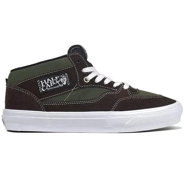 Men's minimalist sneakers with a simple designVans Skate Half Cab '92 VCU Dark Brown - White Men's minimalist sneakers with a simple designVans Skate Half Cab '92 VCU Dark Brown - White