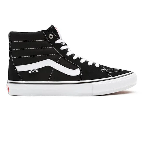 Men's breathable mesh running sneakers with reflective detailsVans Skate SK8-Hi Black - White Men's breathable mesh running sneakers with reflective detailsVans Skate SK8-Hi Black - White