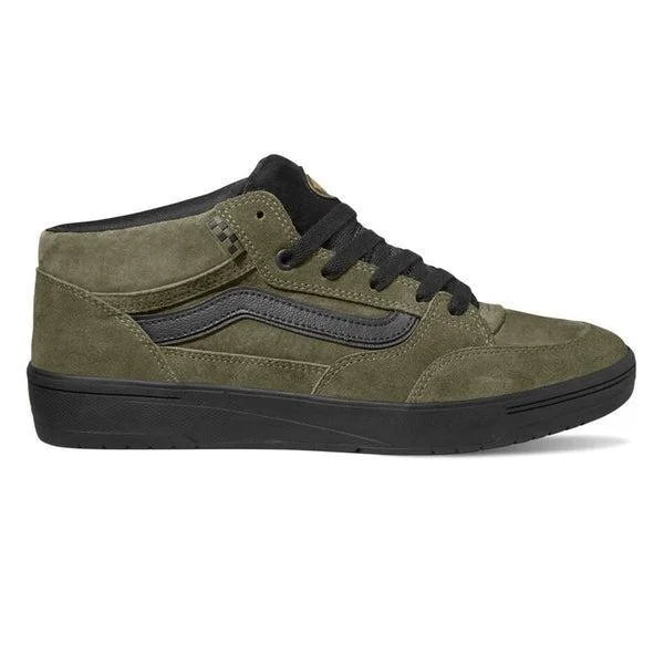 Men's skateboarding sneakers with a vulcanized soleVans x Beatrice Domond Zahba Mid Shoe Dark Olive Men's skateboarding sneakers with a vulcanized soleVans x Beatrice Domond Zahba Mid Shoe Dark Olive