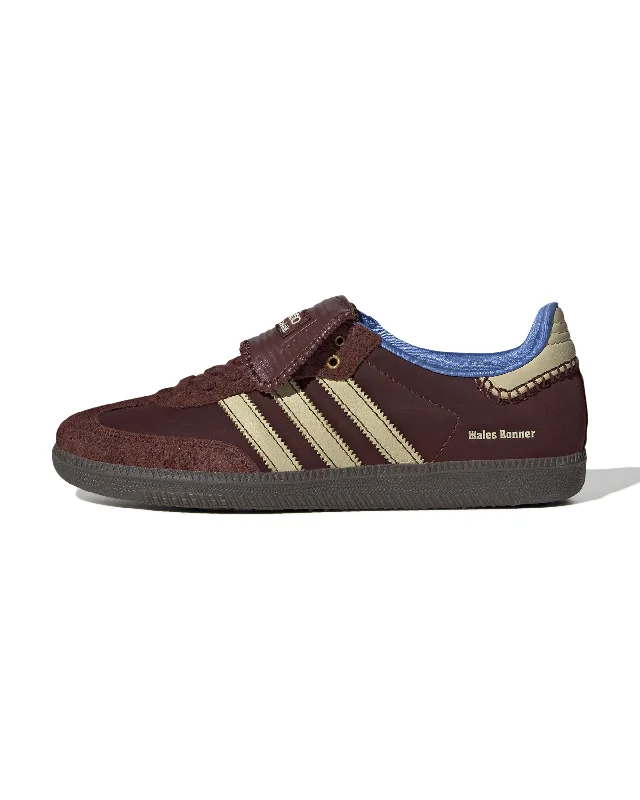 Men's lifestyle sneakers with a premium material constructionWales Bonner Samba - Fox Brown / Sand Beige / Blue Men's lifestyle sneakers with a premium material constructionWales Bonner Samba - Fox Brown / Sand Beige / Blue