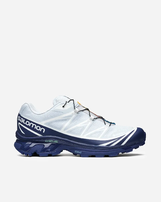 Men's classic white leather sneakers with black lacesXT-6 GTX