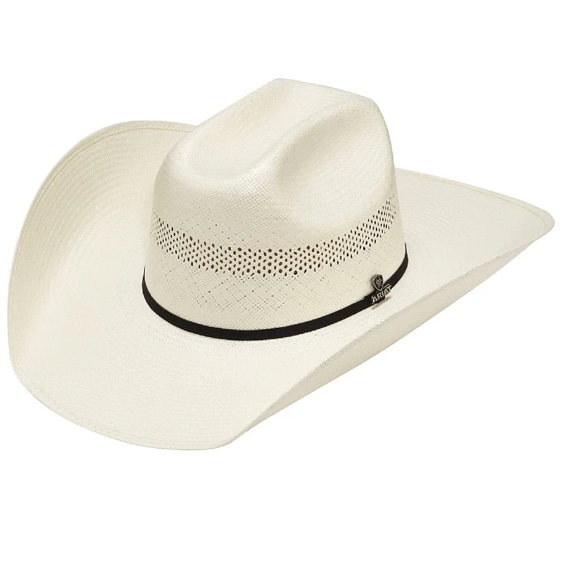 Men's genuine leather western boots with a snake - skin inlayAriat 20X Shantung Hat Men's genuine leather western boots with a snake - skin inlayAriat 20X Shantung Hat