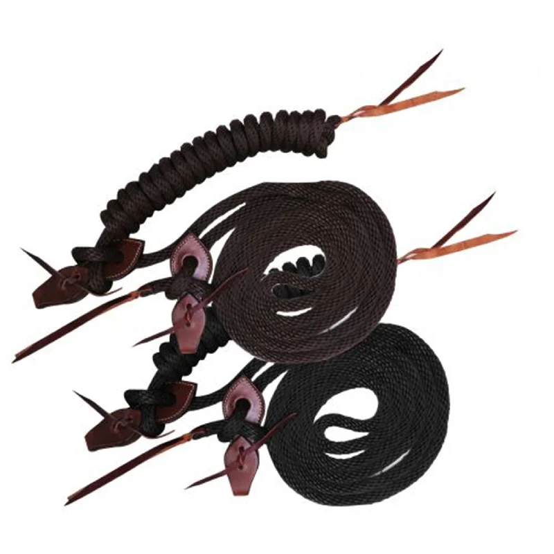 Men's western boots with a decorative inlay on the toe and heelShowman 22' Mecate Reins/Slobber Strap Men's western boots with a decorative inlay on the toe and heelShowman 22' Mecate Reins/Slobber Strap