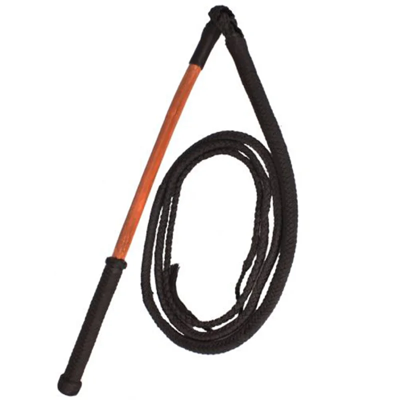 Men's western boots with a high - heeled design and a pointed toeShiloh 8' Braided Bull Whip Men's western boots with a high - heeled design and a pointed toeShiloh 8' Braided Bull Whip