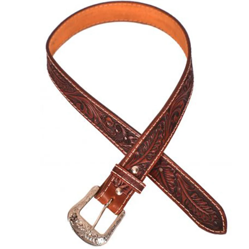 Men's western boots with a scalloped edge and a pull - on strapShiloh Men's Acorn Leather Belt Men's western boots with a scalloped edge and a pull - on strapShiloh Men's Acorn Leather Belt