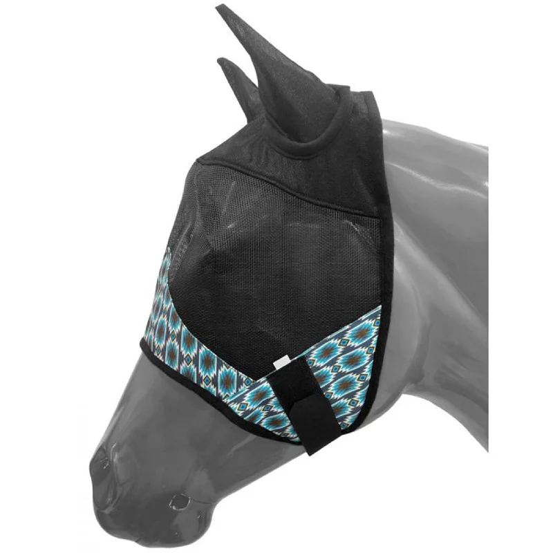 Men's western boots with a scalloped edge and a pull - on strapShowman Aztec Fly Mask with Ears Men's western boots with a scalloped edge and a pull - on strapShowman Aztec Fly Mask with Ears