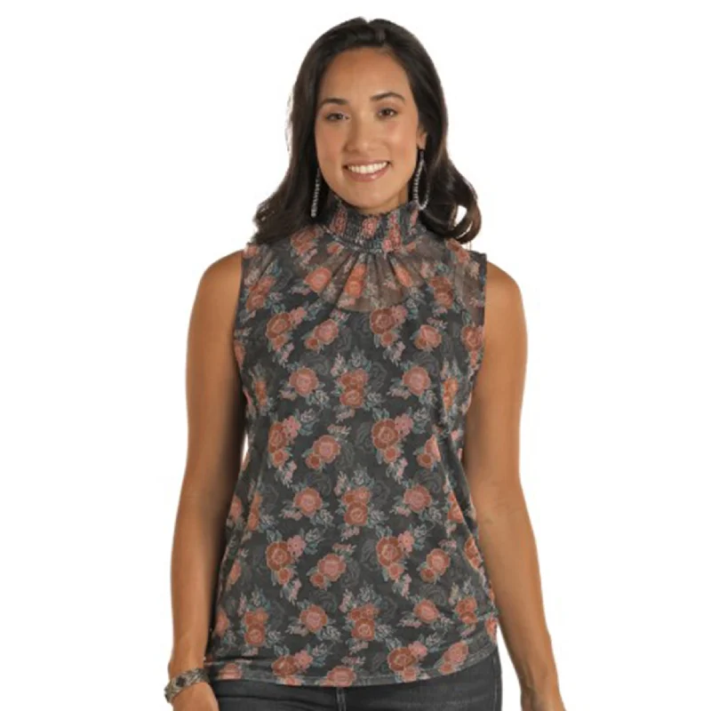 Men's western boots with a high - heeled design and a pointed toePanhandle Women's Black Mesh Rose Smock Tank Men's western boots with a high - heeled design and a pointed toePanhandle Women's Black Mesh Rose Smock Tank
