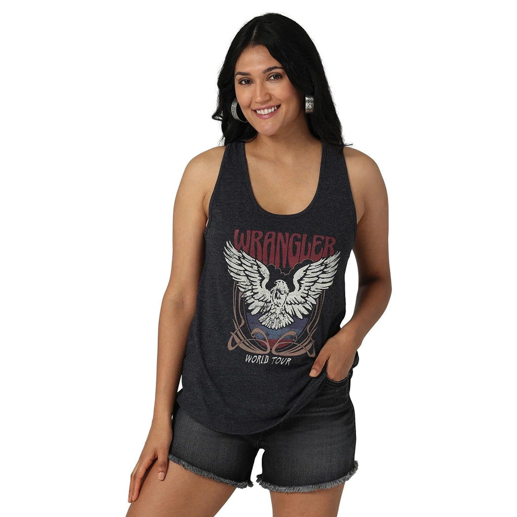 Western - style men's boots with intricate tooling and stitchingWrangler Womens Eagle Tank Western - style men's boots with intricate tooling and stitchingWrangler Womens Eagle Tank