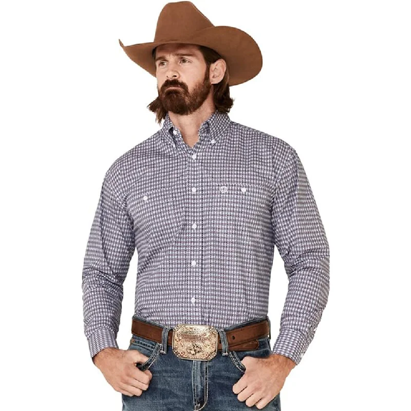 Men's western boots with a leather lining and a padded insoleWrangler Men's George Strait Blue & Red Long Sleeve Men's western boots with a leather lining and a padded insoleWrangler Men's George Strait Blue & Red Long Sleeve