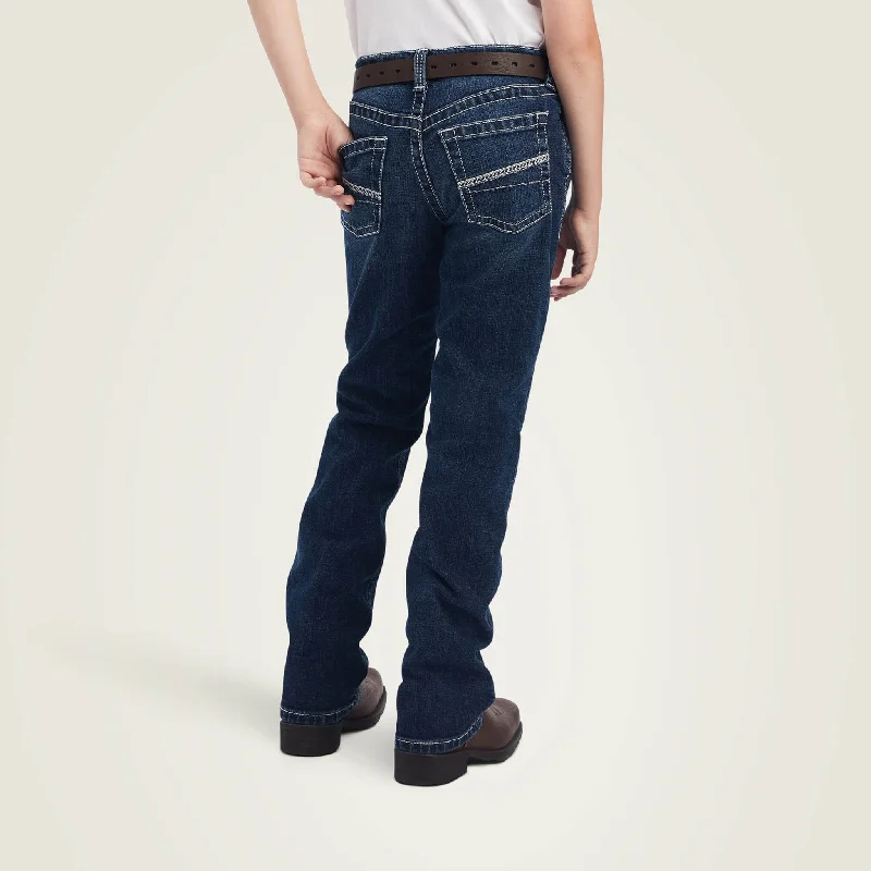 Men's western boots with a leather lining and a padded insoleAriat Boys B4 Hugo Dark Wash Jeans Men's western boots with a leather lining and a padded insoleAriat Boys B4 Hugo Dark Wash Jeans