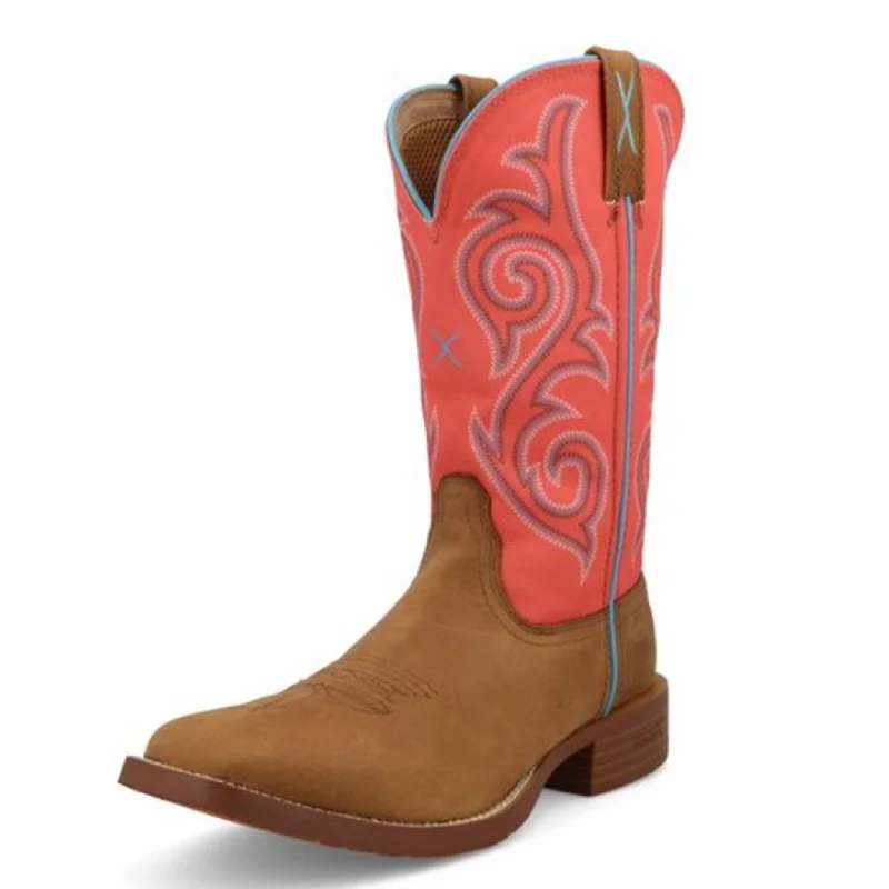Alligator - embossed men's western boots for a bold statementTwisted X Women's Brown & Salmon Tech X Alligator - embossed men's western boots for a bold statementTwisted X Women's Brown & Salmon Tech X
