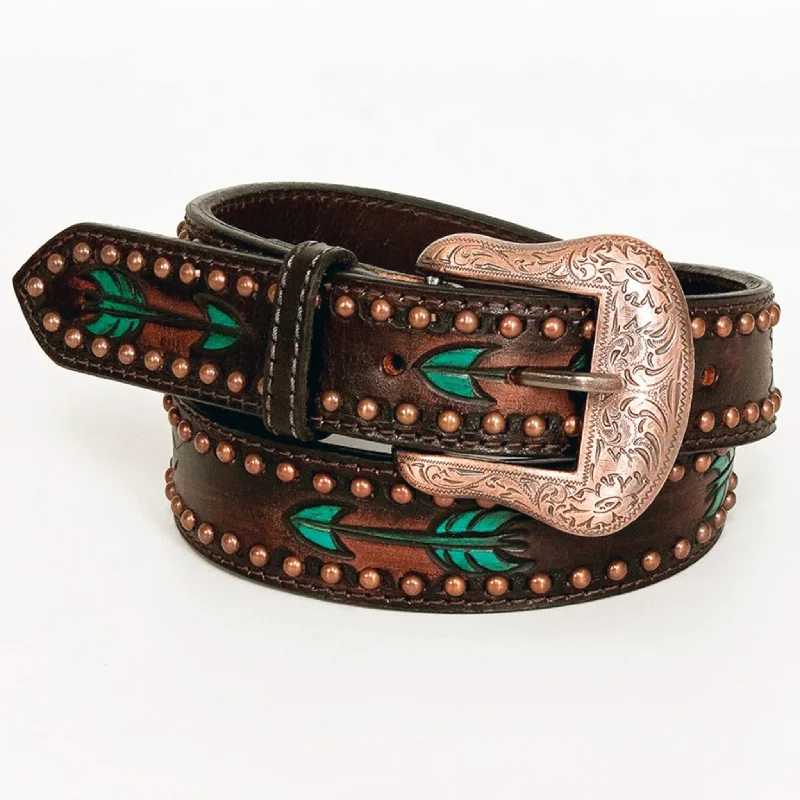 Men's western boots in a rich brown or black leatherAmerican Darling Women's Arrow & Stud Belt Men's western boots in a rich brown or black leatherAmerican Darling Women's Arrow & Stud Belt