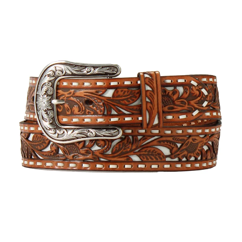 Men's genuine leather western boots with a snake - skin inlayNocona Women's Brown Floral Glitter Inlay Belt Men's genuine leather western boots with a snake - skin inlayNocona Women's Brown Floral Glitter Inlay Belt