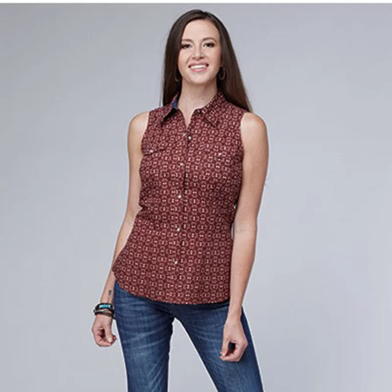 Men's western boots with a concho - studded strap and a pointed toeRoper Women's Geo Print Sleeveless Top Men's western boots with a concho - studded strap and a pointed toeRoper Women's Geo Print Sleeveless Top