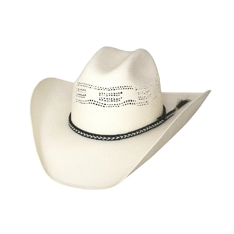 Men's western boots with a decorative concho belt and buckleCorsicana 20X Bangora Straw Men's western boots with a decorative concho belt and buckleCorsicana 20X Bangora Straw