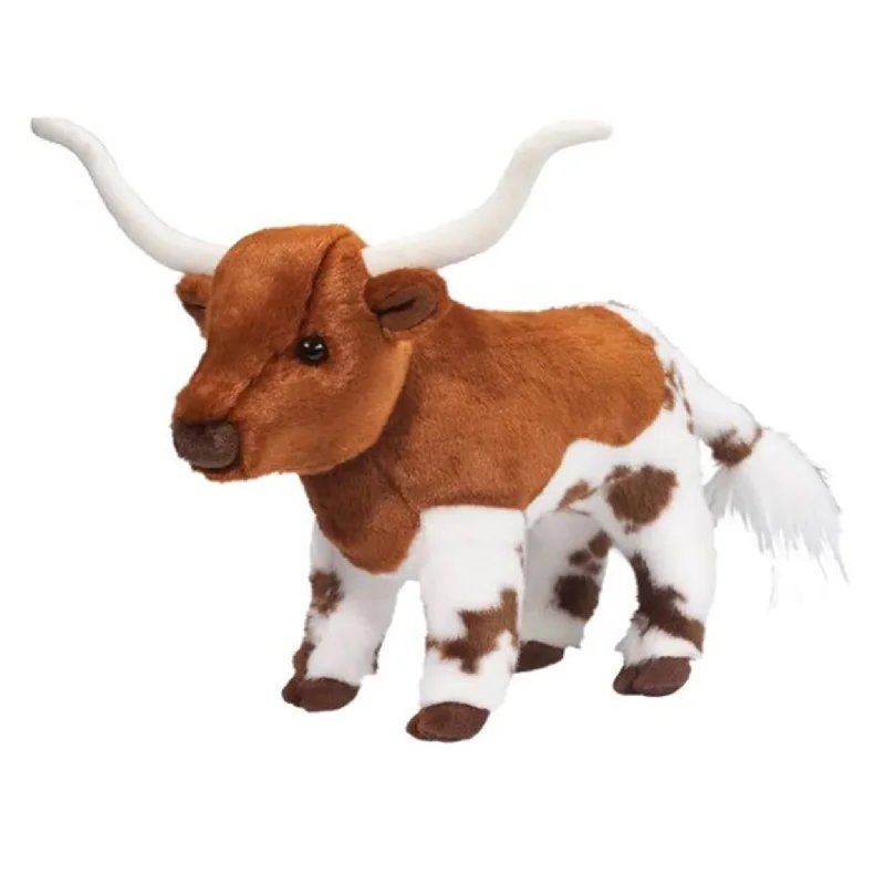 Men's western boots with a scalloped edge and a pull - on strapDouglas Plush-Fitzgerald Longhorn Bull Men's western boots with a scalloped edge and a pull - on strapDouglas Plush-Fitzgerald Longhorn Bull