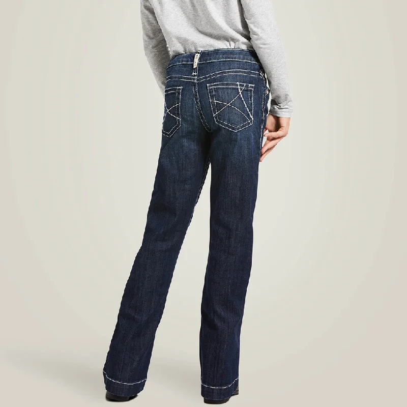 Men's western boots with a high - quality leather upper and a suede liningAriat Girl's Trouser Mid Rise Stretch Ella Wide Leg Jean Men's western boots with a high - quality leather upper and a suede liningAriat Girl's Trouser Mid Rise Stretch Ella Wide Leg Jean