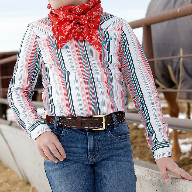 Men's western boots with a suede shaft and a leather soleCruel Girl Multi Colored Stripe L/S Men's western boots with a suede shaft and a leather soleCruel Girl Multi Colored Stripe L/S
