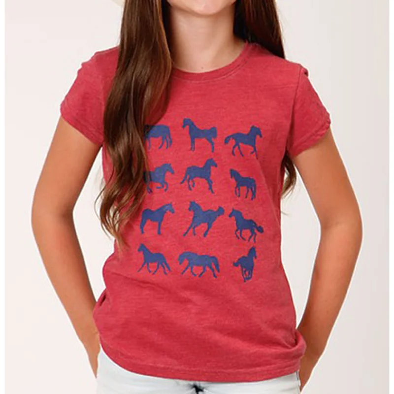 Alligator - embossed men's western boots for a bold statementRoper Girls Red with Blue Horses Tee Alligator - embossed men's western boots for a bold statementRoper Girls Red with Blue Horses Tee