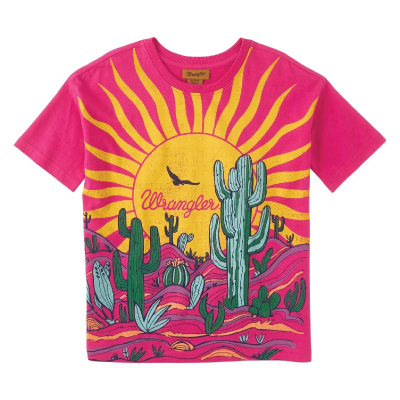 Men's western boots with a concho - studded strap and a pointed toeWrangler Girls Pink Desert Tee Men's western boots with a concho - studded strap and a pointed toeWrangler Girls Pink Desert Tee