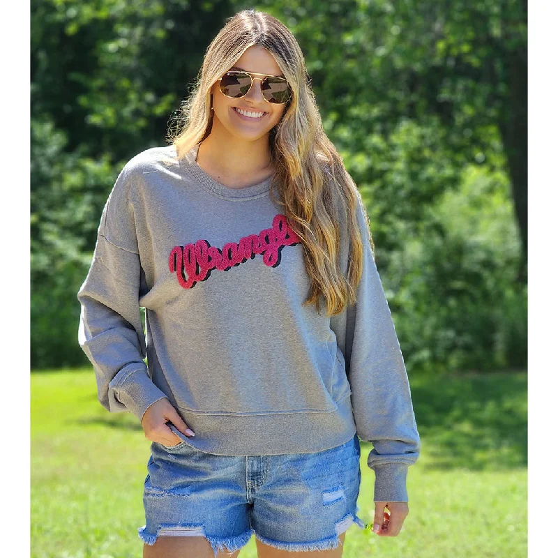 Men's western boots with a leather lining and a padded insoleWrangler Women's Grey & Pink Logo Sweatshirt Men's western boots with a leather lining and a padded insoleWrangler Women's Grey & Pink Logo Sweatshirt