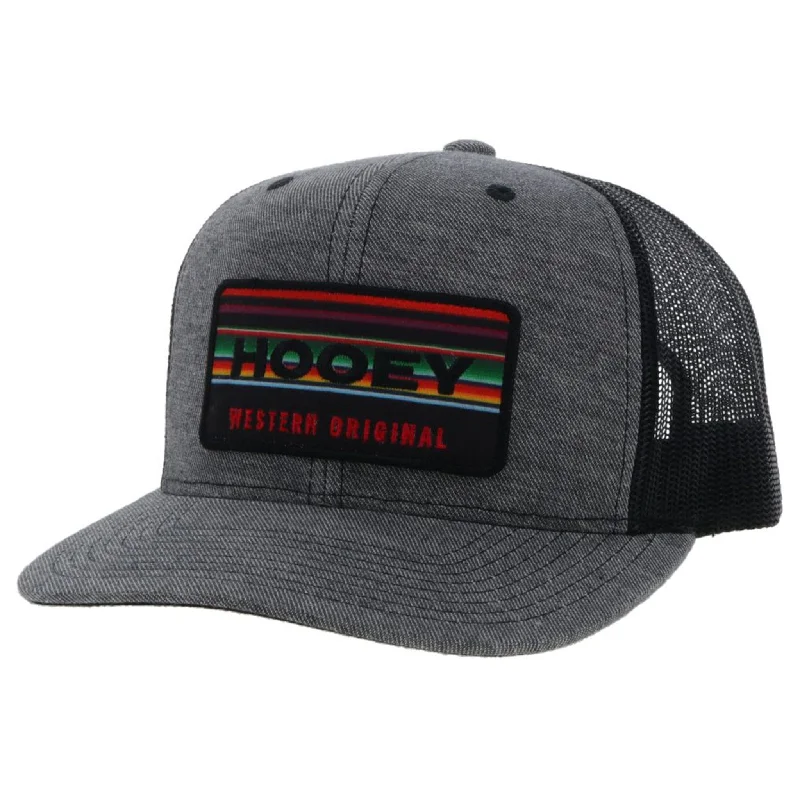 Men's western boots with a concho - studded strap and a pointed toeHooey Horizon Grey & Black Serape Cap Men's western boots with a concho - studded strap and a pointed toeHooey Horizon Grey & Black Serape Cap