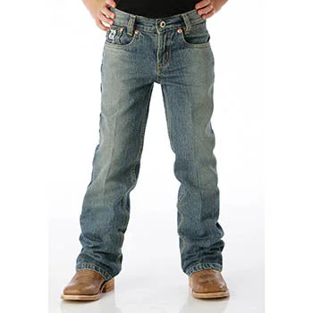 Men's western boots with a decorative inlay on the toe and heelCinch Boys Medium Stonewash White Label Jeans Men's western boots with a decorative inlay on the toe and heelCinch Boys Medium Stonewash White Label Jeans