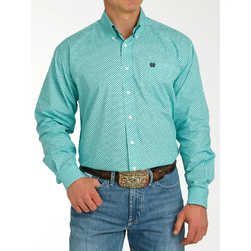 Men's western boots with a silver - toned hardware and accentsCinch Men's Blue Printed Long Sleeve Shirt Men's western boots with a silver - toned hardware and accentsCinch Men's Blue Printed Long Sleeve Shirt