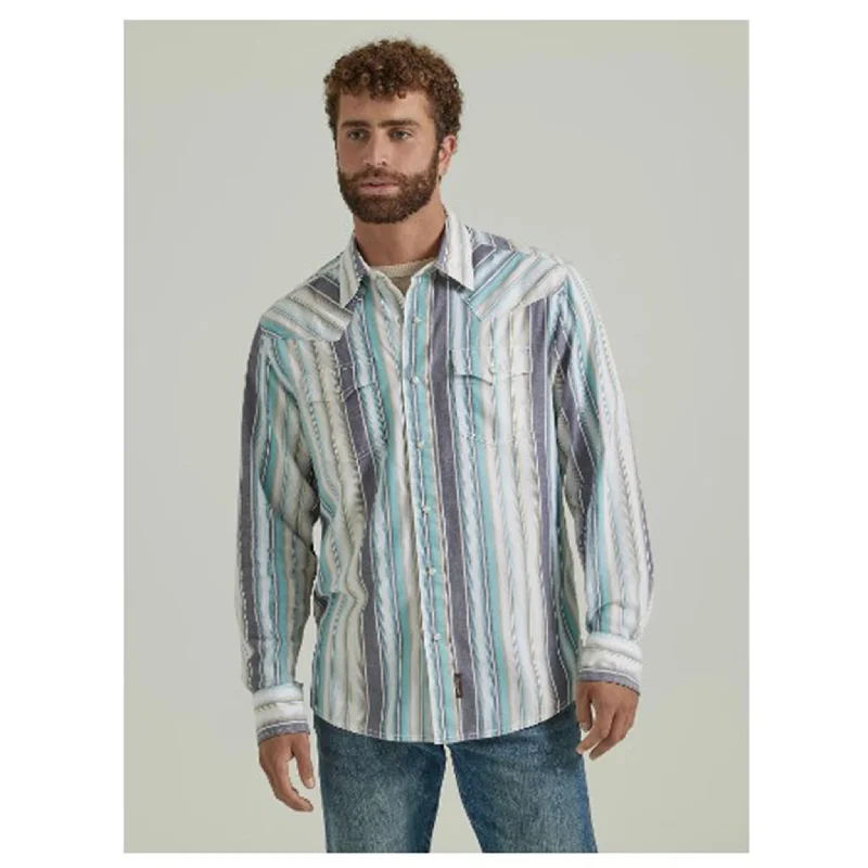 Men's western boots with a suede shaft and a leather soleWrangler Men's Multi Stripe Long Sleeve Men's western boots with a suede shaft and a leather soleWrangler Men's Multi Stripe Long Sleeve