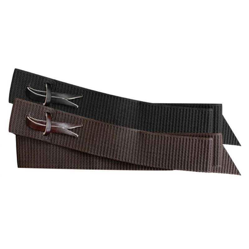 Men's western boots with a high - heeled design and a pointed toeShowman Nylon Tie Strap Men's western boots with a high - heeled design and a pointed toeShowman Nylon Tie Strap